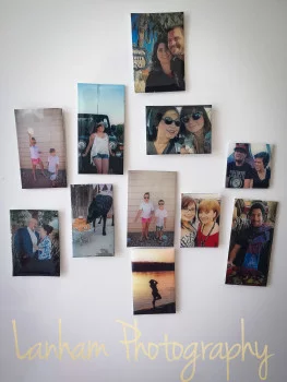 pictures made into fridge magnets