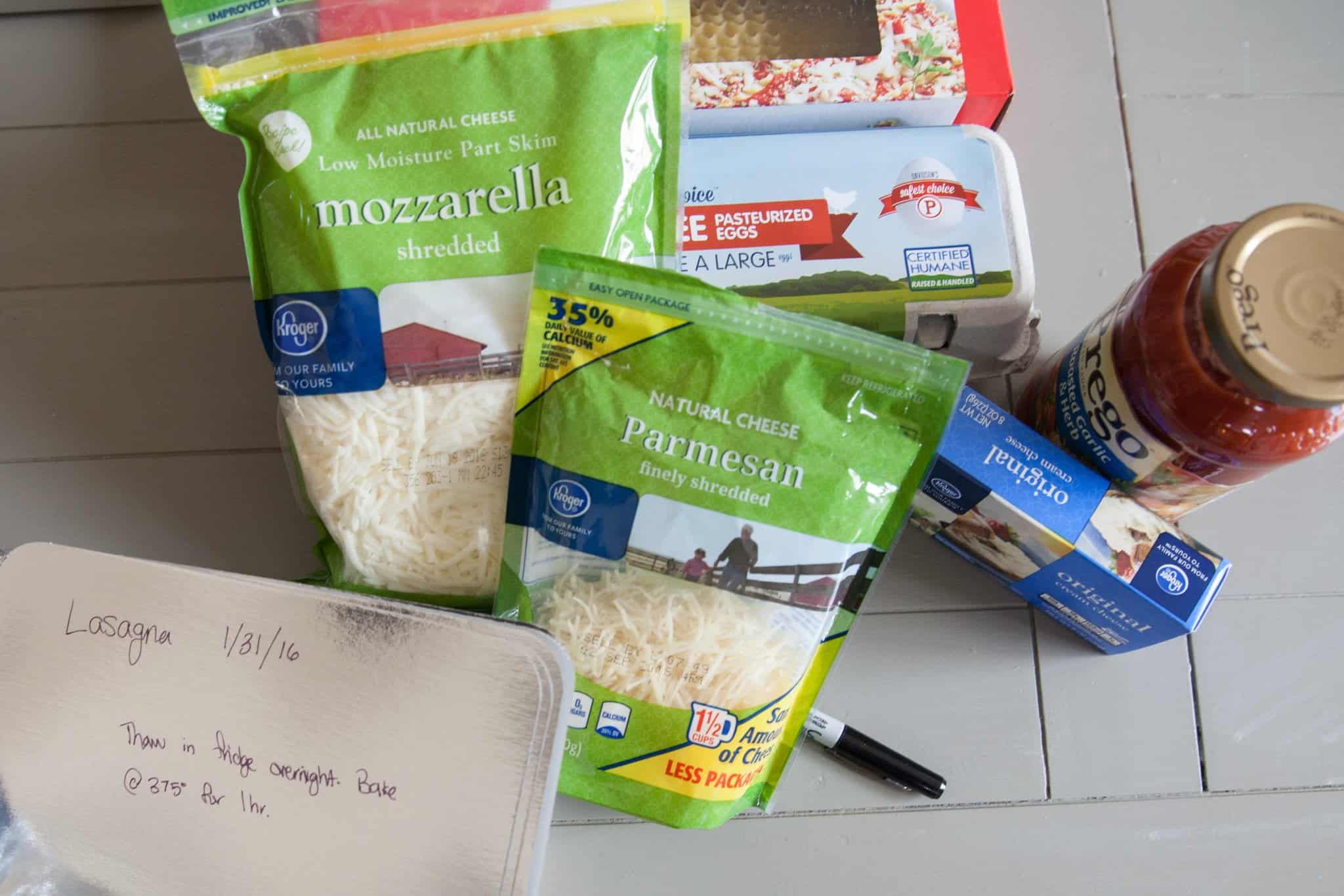 Easy Freezer Lasagna - Amy Lanham