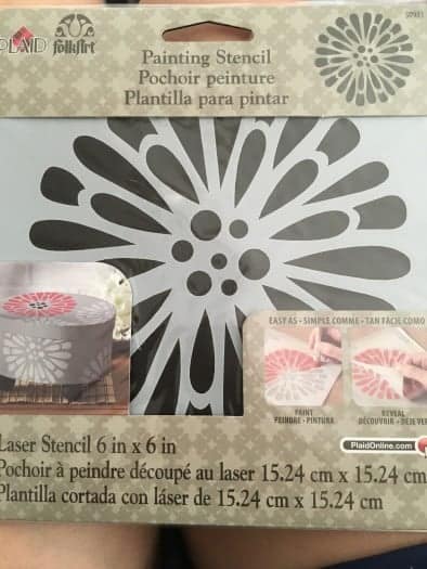 flower painting Stencil 