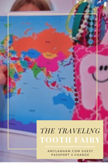 The traveling tooth fairy world map 