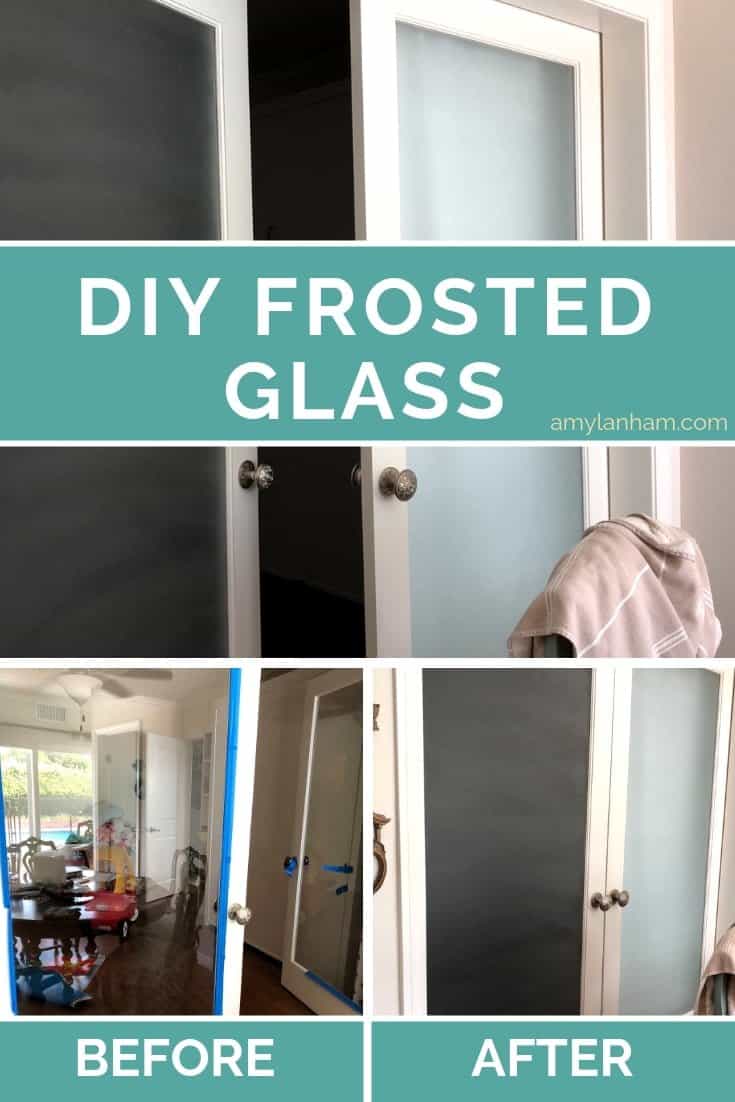 Frosted Glass Effect with the Frost Glass Spray - Window Treatment Ideas  for Better Homes