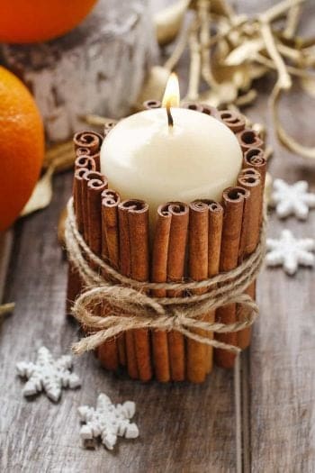 cinnamon stick candle
