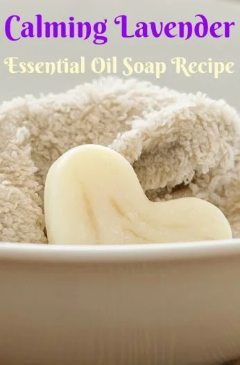 Calming lavender essential oil soap recipe 