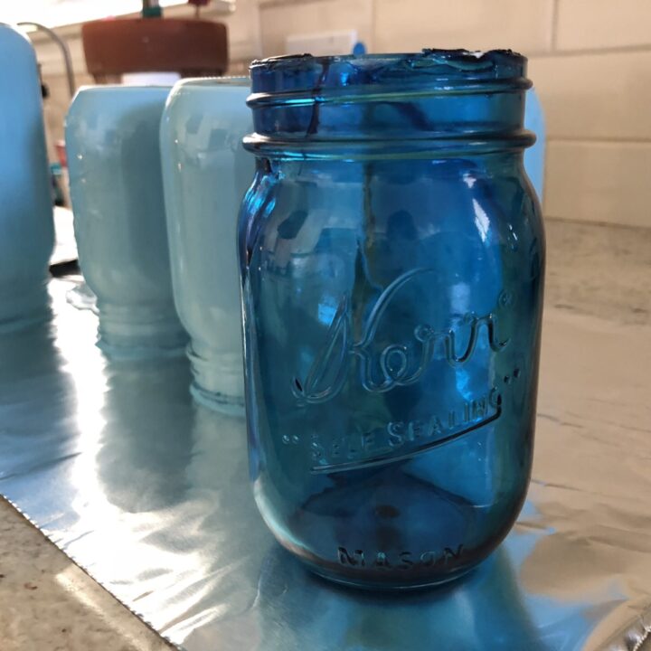 How to Make Tinted Mason Jars