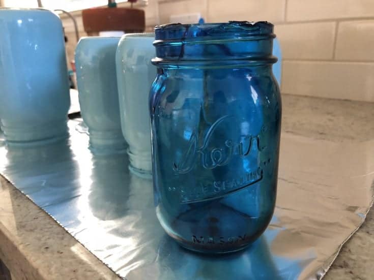 How to Make Tinted Mason Jars