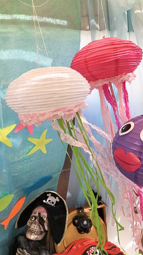 Pink paper lantern jellyfish