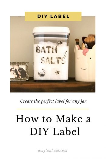 DIY Label, how to make a DIY Label, Create the perfect label for any jar