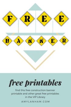 Free Construction Party Printables - Lanham Creations