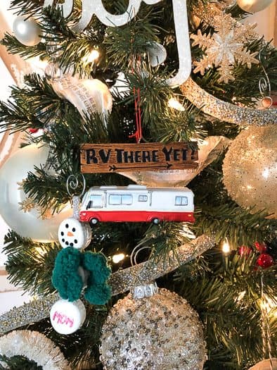 RV there yet? christmas ornament