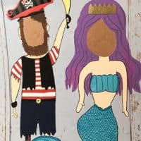 Pirate and Mermaid Photo Booth
