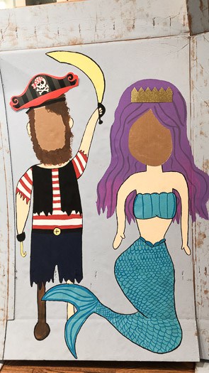 Pirate and Mermaid Photo Booth