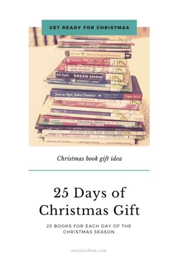 25 days of Christmas gift idea - 25 books, one for each day of the Christmas season