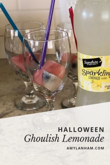 Halloween drink for kids - ghoulish lemonade