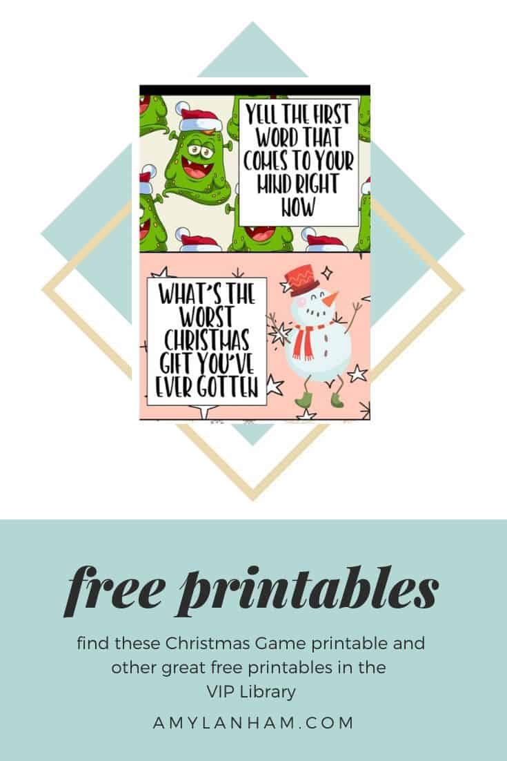 Saran Wrap Ball Game Printables - Free Printables - Amy Lanham