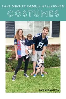 A family wearing tenessee titans