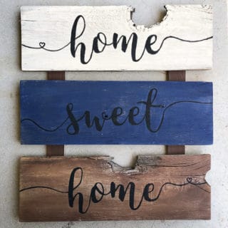 DIY Welcome Sign