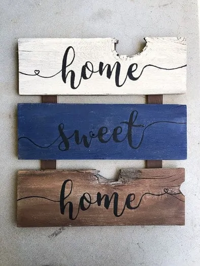 DIY Welcome Sign