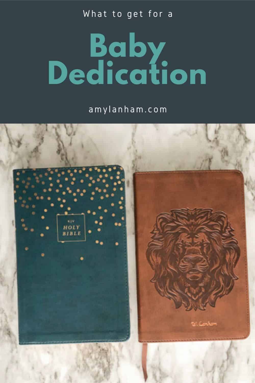 Baby Dedication Gift from Parents Amy Lanham