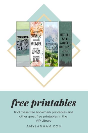 Free bookmark Printable. Find these free bookmark printables in the VIP library