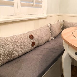 DIY Pillow from Rugs