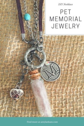 Pet Memorial Jewelry DIY Necklace Amy Lanham