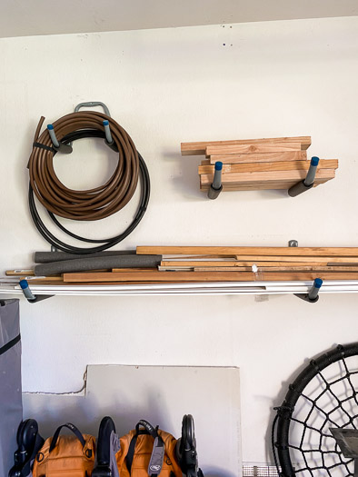 wood storage rack