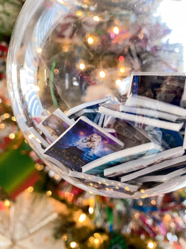 How to Make a Mini Book Ornament DIY with Amy