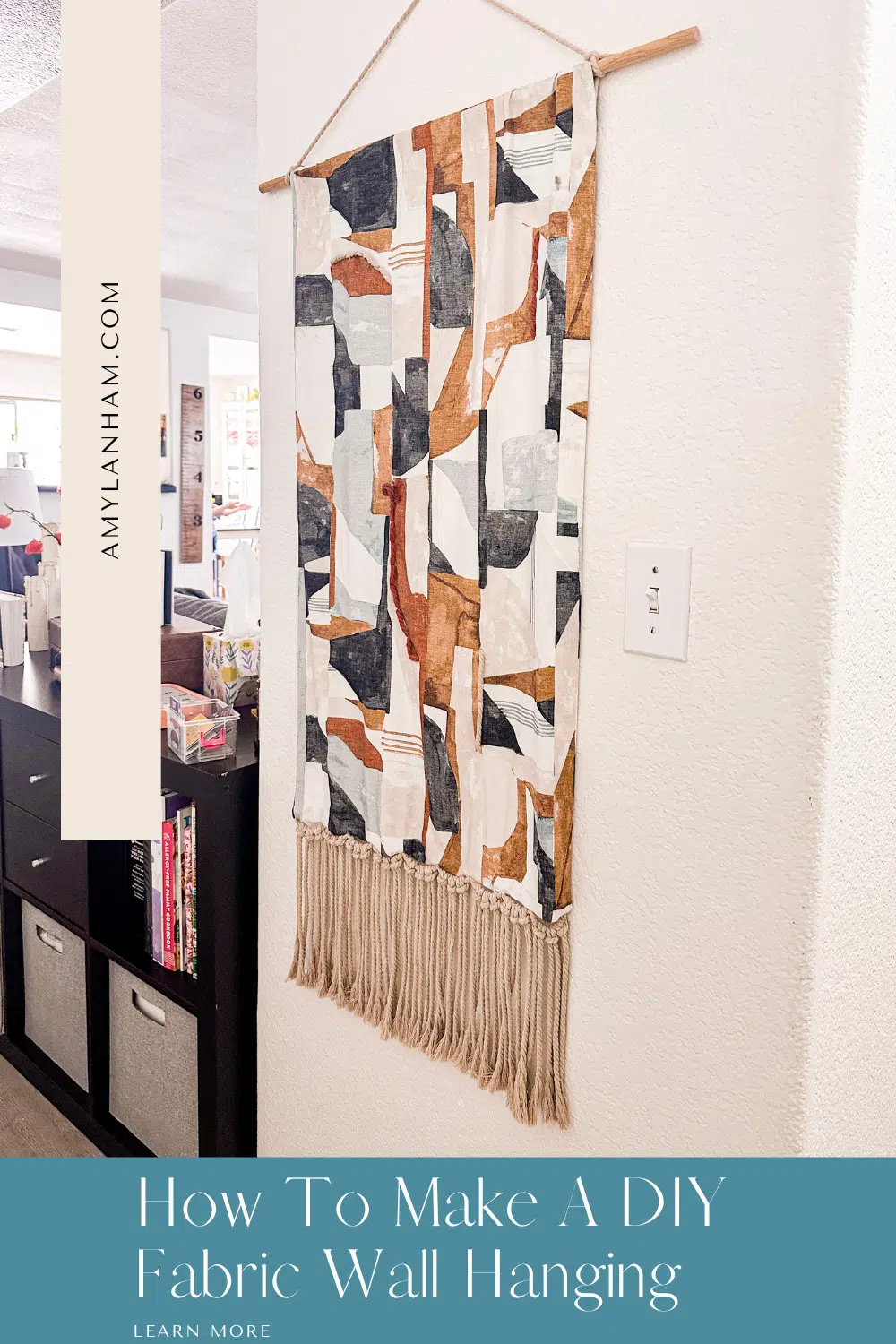 How to Make a DIY Fabric Wall Hanging Amy Lanham