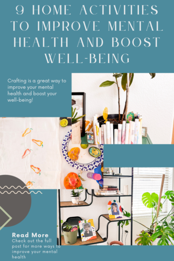 9 home activities to improve mental health and boost well-being