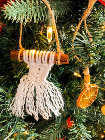 Netuno 1 stuk macramé houten stok 65 cm diameter, 25 mm stokken, rond